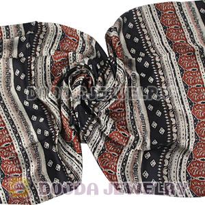 Long Oblong Fringed Silk Scarves 170×50cm Silk Scarf Painting Wholesale 