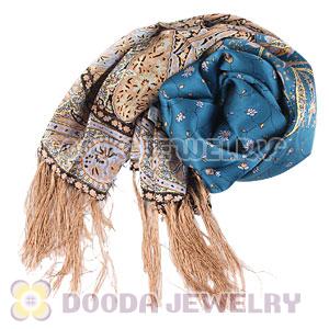 Long Oblong Fringed Silk Scarves 170×50cm Silk Scarf Painting Wholesale 