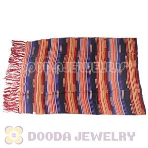 Long Oblong Fringed Silk Scarves 170×50cm Silk Scarf Painting Wholesale 