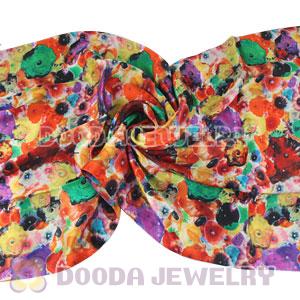 Long Oblong Fringed Silk Scarves 170×50cm Silk Scarf Painting Wholesale 