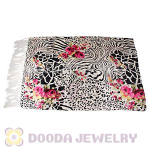 Long Oblong Fringed Silk Scarves 170×50cm Silk Scarf Painting Wholesale 