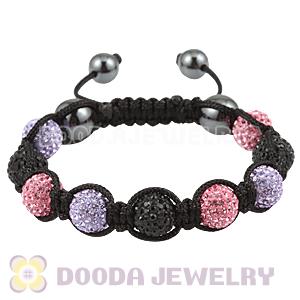 Pave Czech Crystal TresorBeads Handmade Inspired Bracelets With Hematite