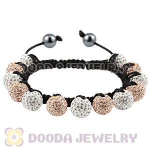 Fashion TresorBeads Pave Czech Crystal Bracelets With Hematite