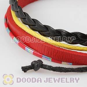 Fashion Wristbands Friendship Handmade Leather Bracelets Wholesale