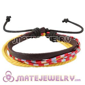 Wholesale Friendship Wristbands Handmade Leather Bracelets