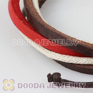 Fashion Wristbands Friendship Handmade Leather Bracelets Wholesale
