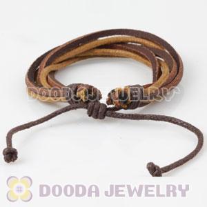 Fashion Wristbands Friendship Handmade Leather Bracelets Wholesale
