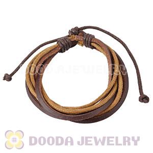 Fashion Wristbands Friendship Handmade Leather Bracelets Wholesale