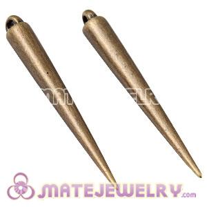 Wholesale 52mm Plated Antique Bronze Basketball Wives Spike Beads 