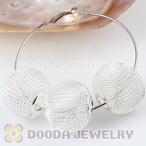 30mm Large Mesh Ball Beads For  Basketball Wives Earrings