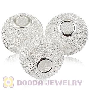 30mm Large Mesh Ball Beads For  Basketball Wives Earrings