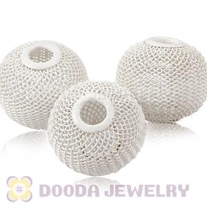 30mm Large Mesh Ball Beads For  Basketball Wives Earrings