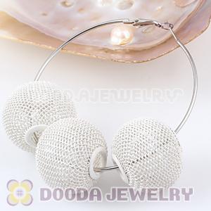 30mm Large Mesh Ball Beads For  Basketball Wives Earrings