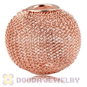 30mm Large Yellow Mesh Ball Beads For  Basketball Wives Earrings