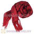 Long Oblong Fringed Silk Scarves 170×50cm Silk Scarf Painting Wholesale