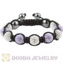 Pave Czech Crystal TresorBeads Handmade Inspired Bracelets With Hematite
