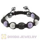 Pave Czech Crystal TresorBeads Handmade Inspired Bracelets With Hematite
