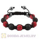 Pave Czech Crystal TresorBeads Handmade Inspired Bracelets With Hematite