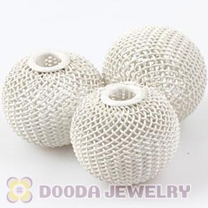 25mm Basketball Wives Wire Mesh Balls Beads Wholesale 