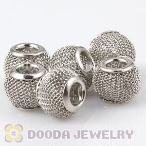 12mm Basketball Wives Mesh Beads For Hoop Earrings Wholesale 