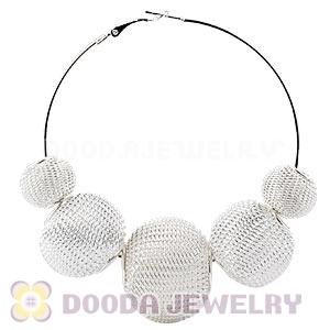 70mm Basketball Wives Mesh Hoop Earrings Wholesale
