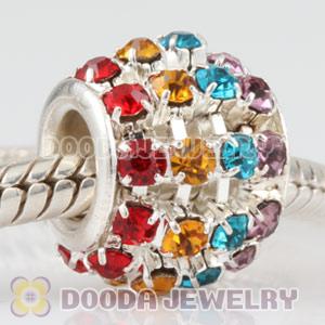 12mm Alloy Crystal Beads For Basketball Wives Hoop Earrings 