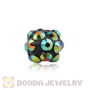 8mm Rhinestone Basketball Wives Resin Pave Beads Wholesale 