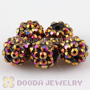 10mm Basketball Wives Resin Earring Beads Wholesale 