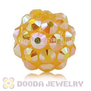 10mm Basketball Wives Resin Acrylic Rhinestone Ball Beads Wholesale 