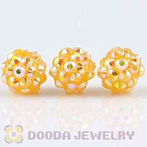 10mm Basketball Wives Resin Acrylic Rhinestone Ball Beads Wholesale 