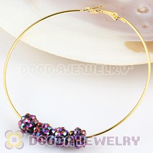 8mm Basketball Wives Resin Earring Beads Wholesale 