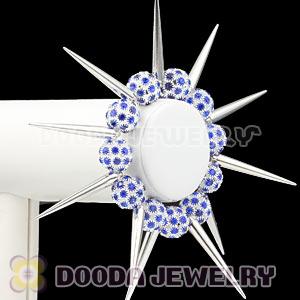 Cheap Blue Basketball Wives Inspired Spike Bracelets Wholesale