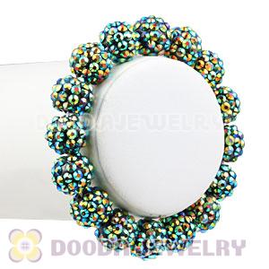 12mm Resin Beads Basketball Wives Bracelets Wholesale