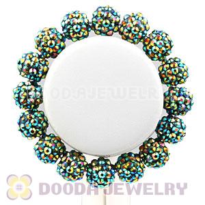 12mm Resin Beads Basketball Wives Bracelets Wholesale
