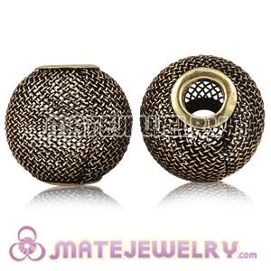 Wholesale 20mm Basketball Wives Mesh Ball Beads 