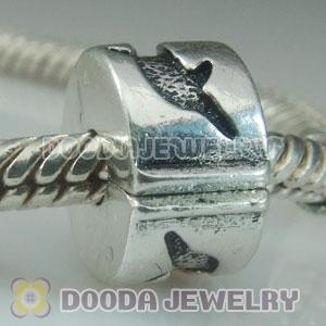 Wholesale European style silver plated clip beads wholesale European beads