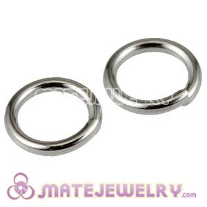 Mix 500pcs per bag 3.5mm Split Rings Platinum Plated For Basketball Wives Earrings
