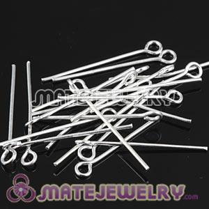 Mix 500pcs per bag 24mm Silver Plated Eye Pins For Basketball Wives Earrings
