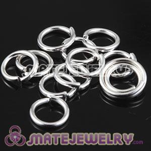 Mix 500pcs per bag 3.5mm Split Rings Silver Plated For Basketball Wives Earrings