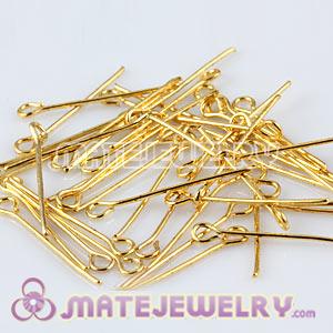 Mix 500pcs per bag 22mm Gold Plated Eye Pins For Basketball Wives Earrings