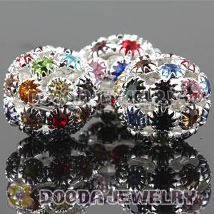 14mm Alloy Basketball Wives Crystal Beads Wholesale 