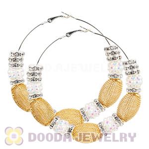 70mm Basketball Wives Hoop Earrings Wholesale