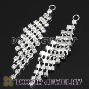 White Crystal Bling For Basketball Wives Earrings Accesories