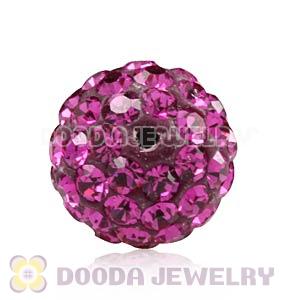 8mm Peach Czech Crystal Beads Earrings Component Findings 