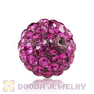 8mm Peach Czech Crystal Beads Earrings Component Findings 