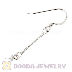 925 Sterling Silver Threads Earring Component Findings