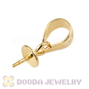 Gold Plated Silver Pendant Component Findings Wholesale