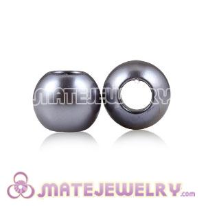 12mm European Big Hole ABS Pearl Beads For Basketball Wives Earrings