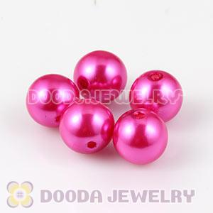 14mm Peach Basketball Wives ABS Pearl Beads Wholesale 