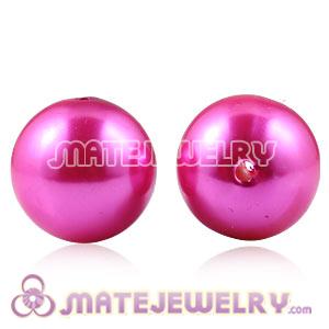 Wholesale 20mm Pink Basketball Wives ABS Pearl Beads